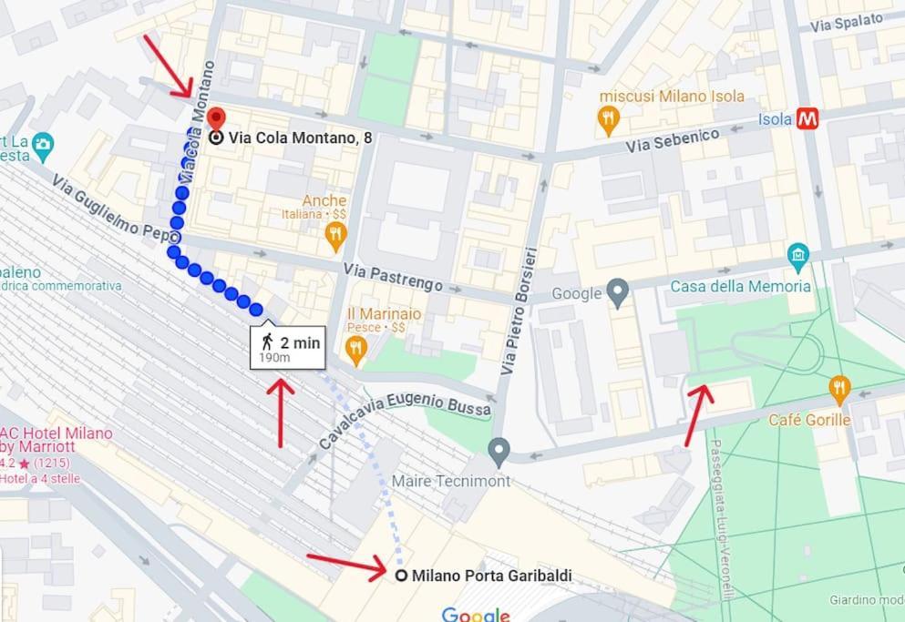 Wi-Fi - Garibaldi - Isola Lägenhet Milano Exteriör bild